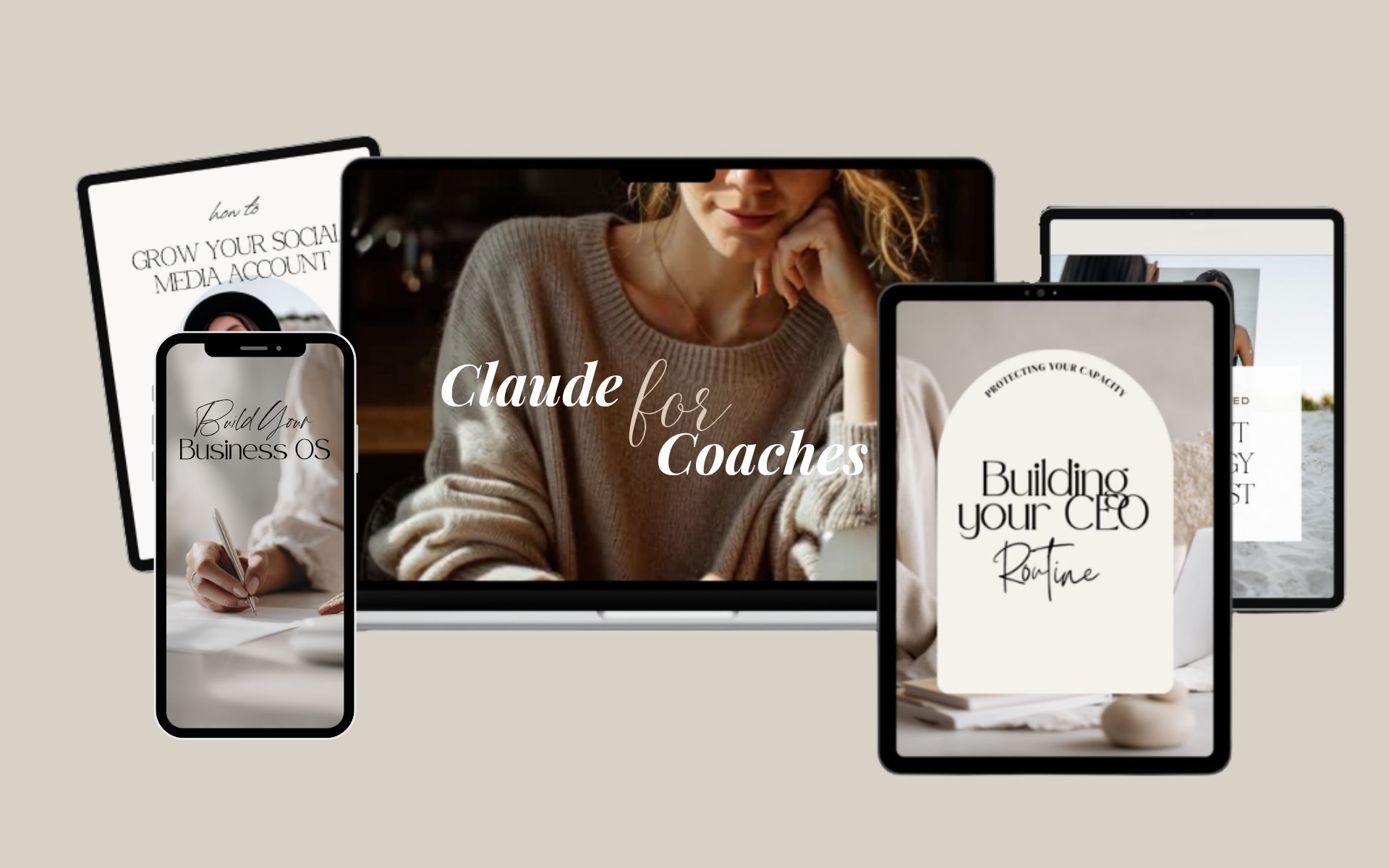 Claude for Coaches product mockup